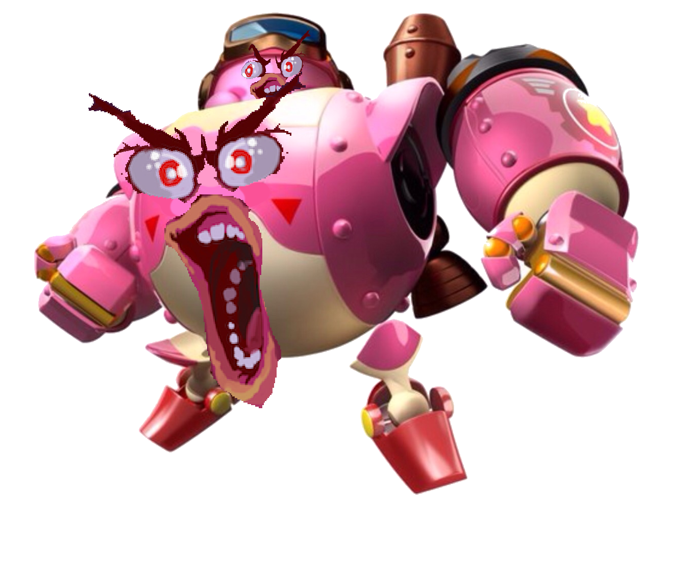 Kirby Robobot's fucking pissed. | Kirby | Know Your Meme