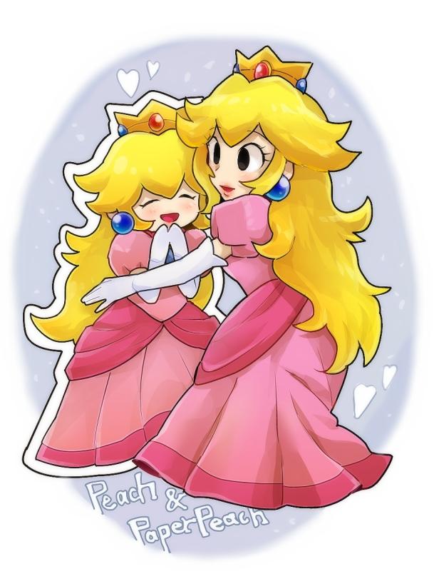 paper princess peach super paper mario