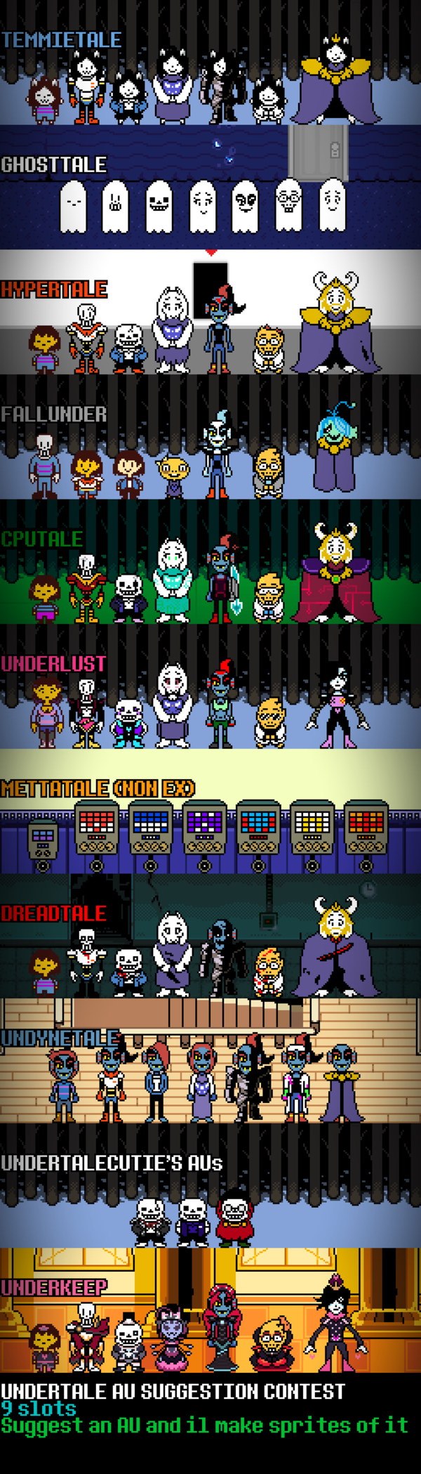 Second Part Of That Undertale AU List From A While Ago Second Part Of That Undertale AU List From A While Ago