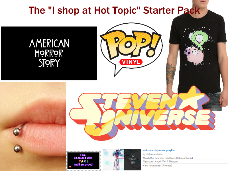 Hot Topic starter pack | Starter Packs 