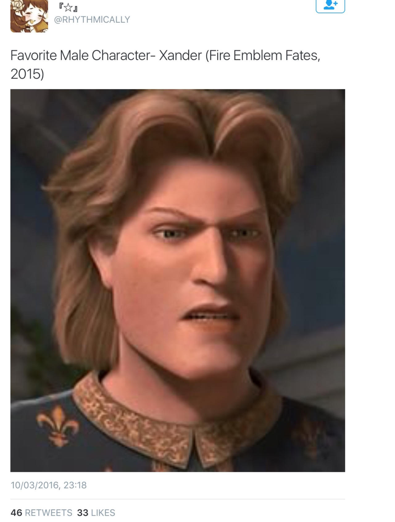 Favorite Male Character Xander (Fire Emblem Fates, 2015) Fire