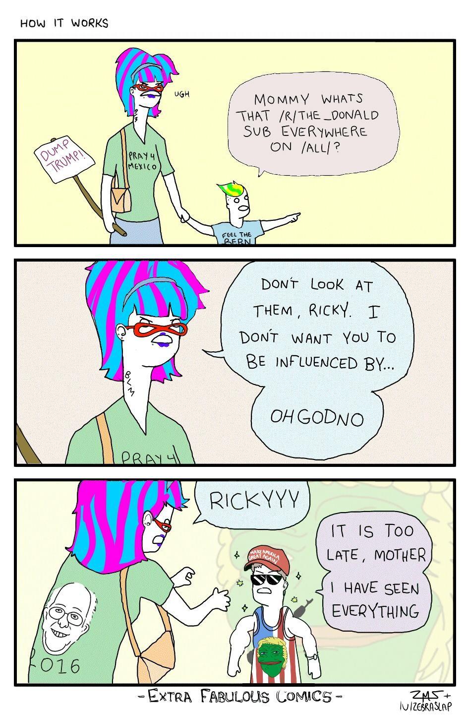 maga | Don't Look at Them Ricky! | Know Your Meme