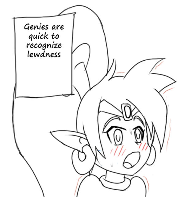 Genies are quick to recognize lewdness Elves Are Quick To Recognize