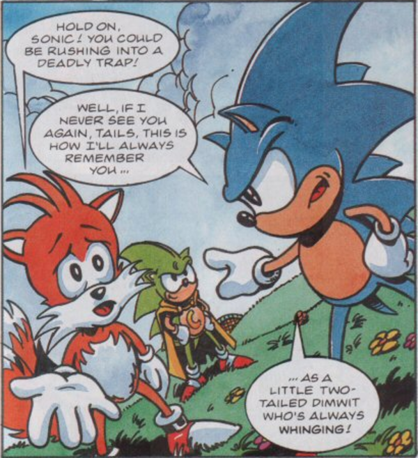 Fleetway Sonic - Hyper Asshole Extraordinaire | Archie Sonic Comics ...