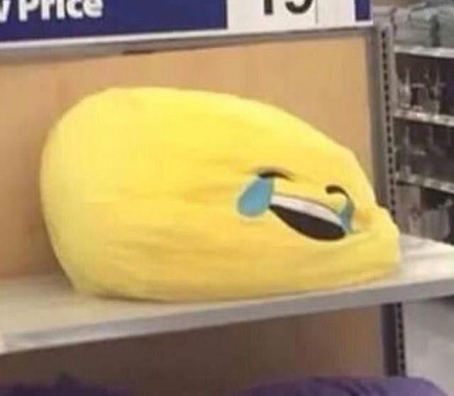 crying laughing emoji plush