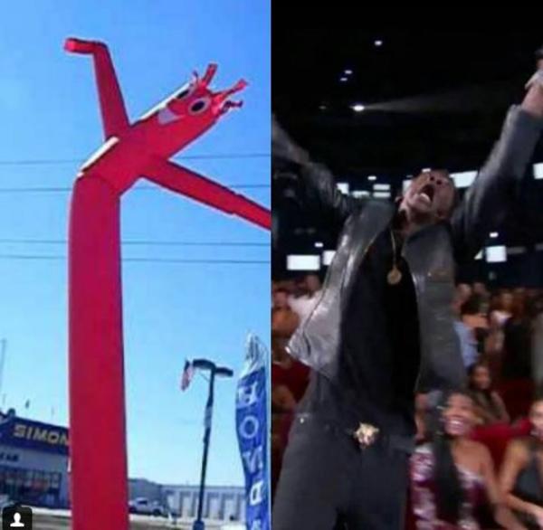 Wacky Waving Inflatable Arm Flailing Tube Man Desiigner's BET Awards