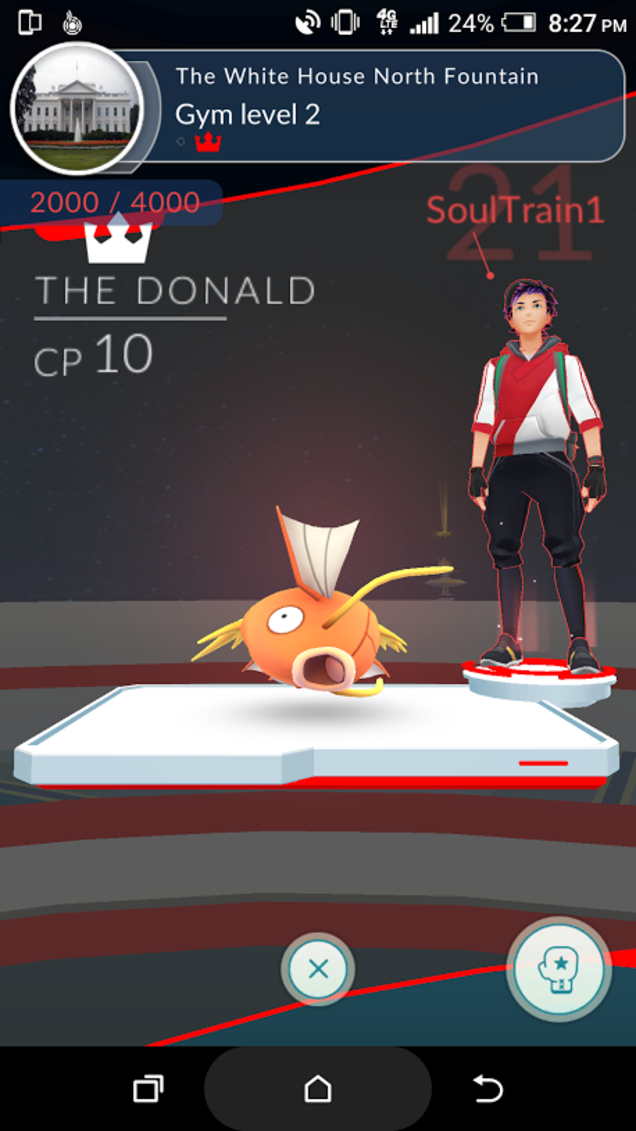 Karping The White House Pokemon Go Know Your Meme