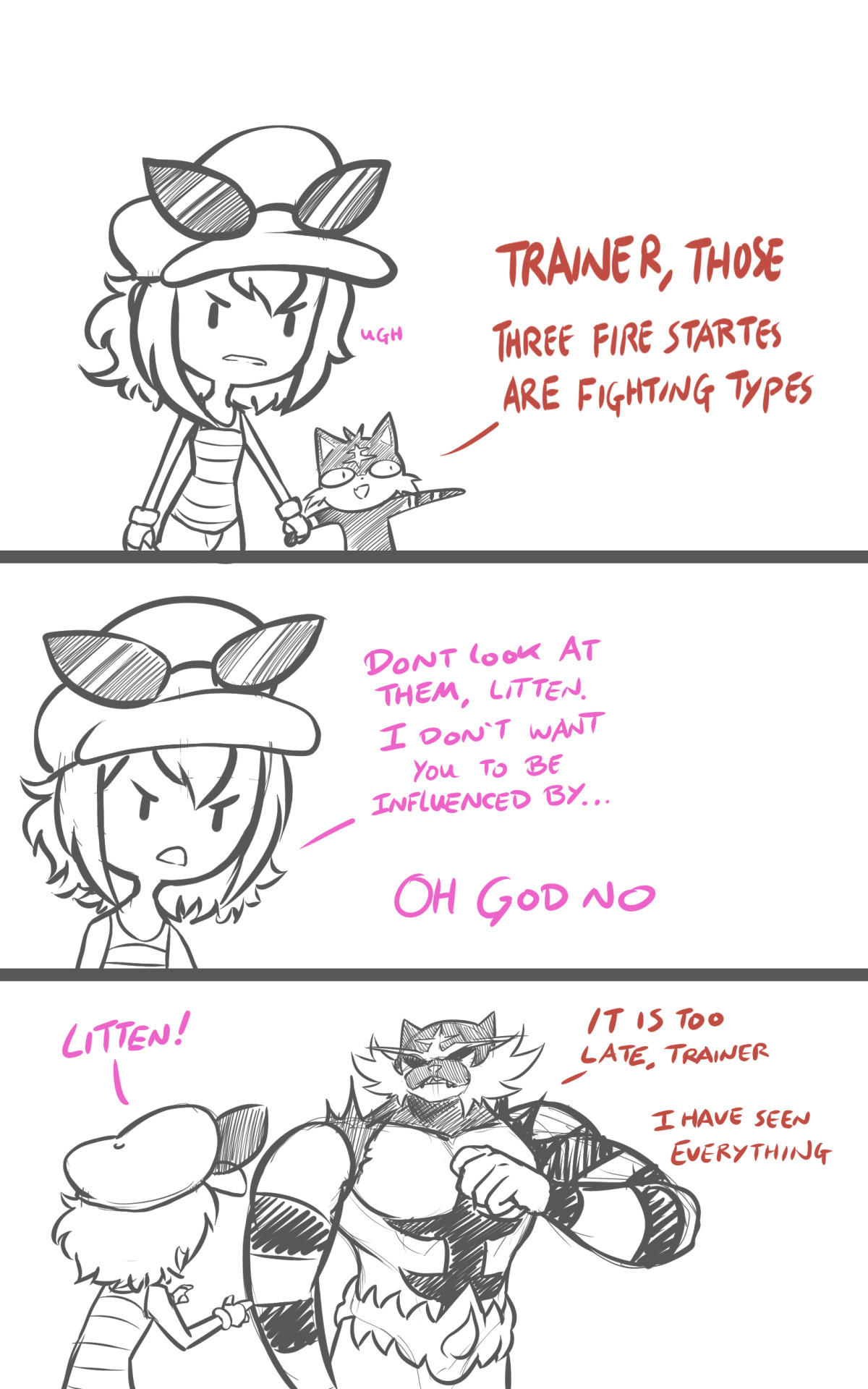 Don't look at them Litten | Don't Look at Them Ricky! | Know Your Meme