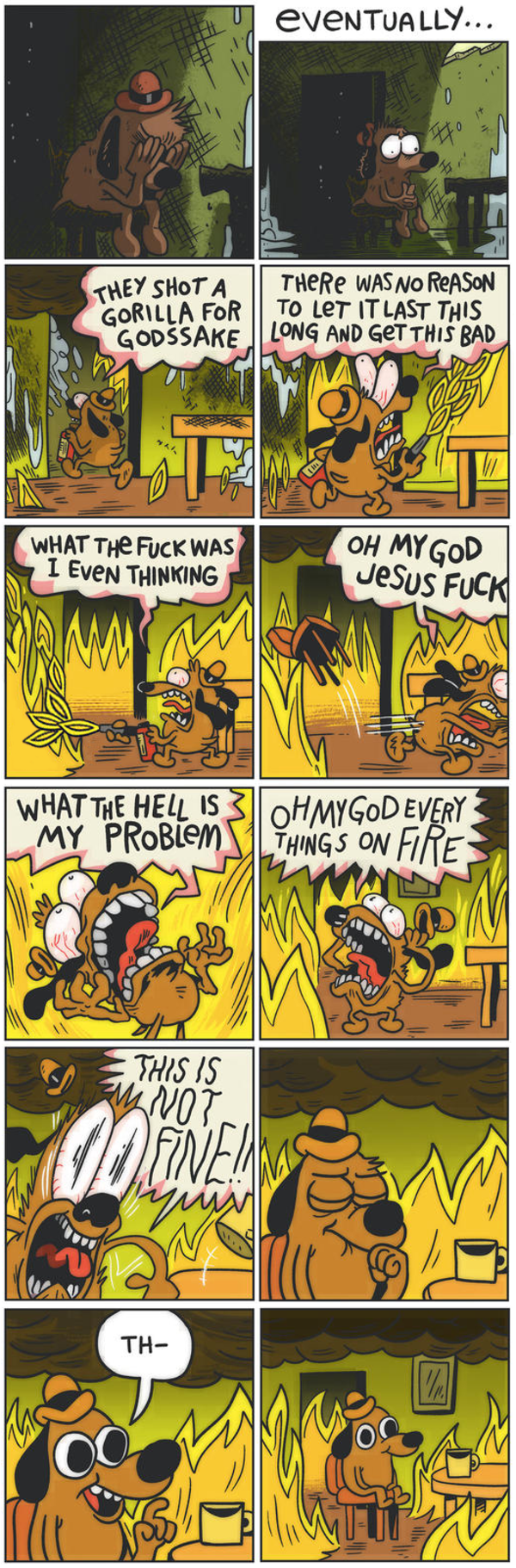This Is Fine Origins This Is Fine Know Your Meme 