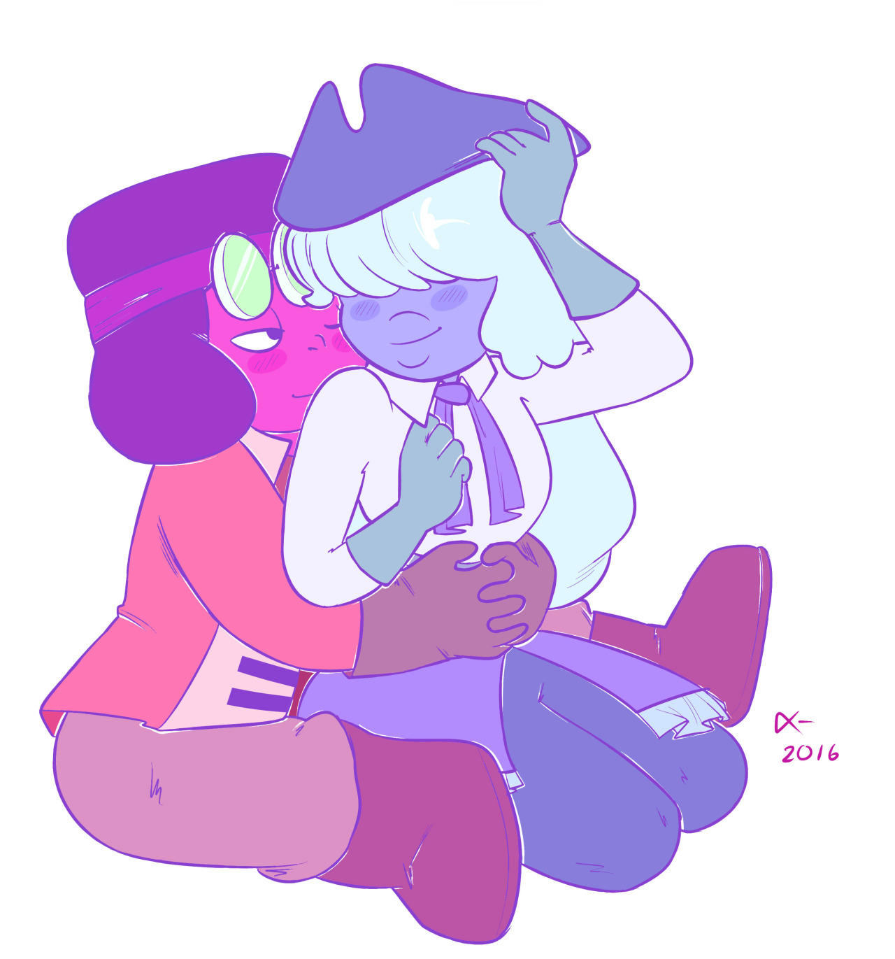 Garnet S Outfit From Buddy S Book But With Ruby And Sapphire Steven Universe Know Your Meme