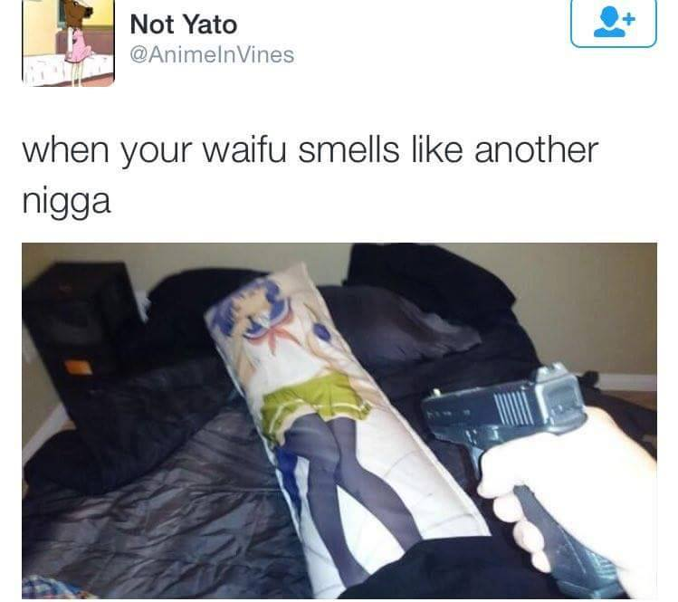 That glock... Dakimakura / Waifu Body Pillow Know Your Meme