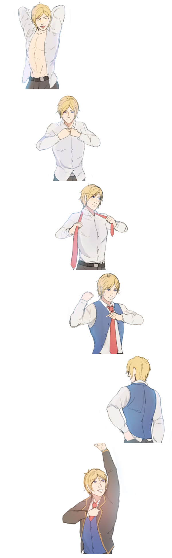 Jaune Getting Dressed Rwby Know Your Meme