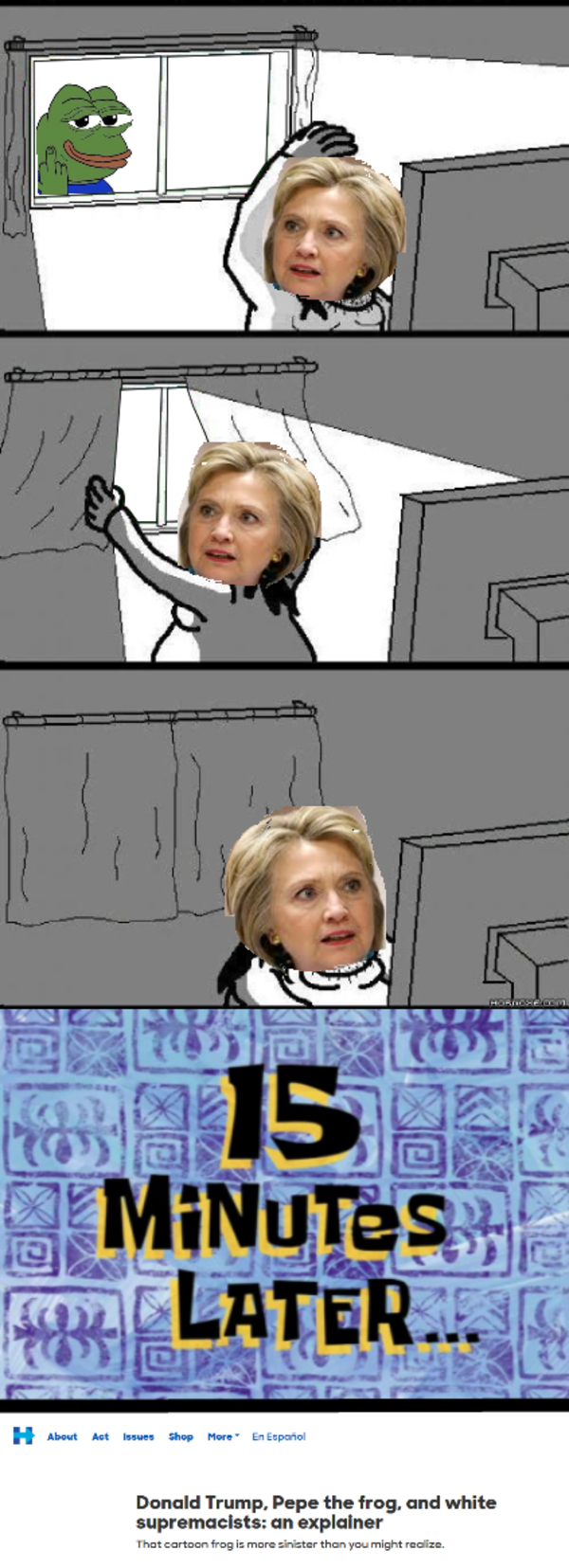 closing the curtians on Pepe Closing the Curtains Know Your Meme