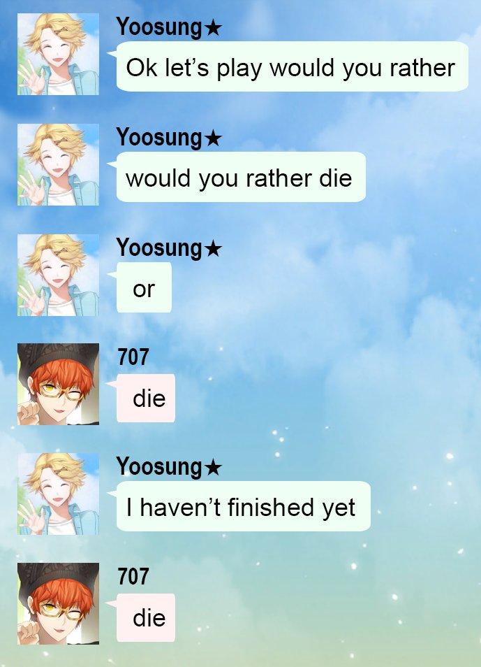 We really need a page for mystic messenger Know Your Meme
