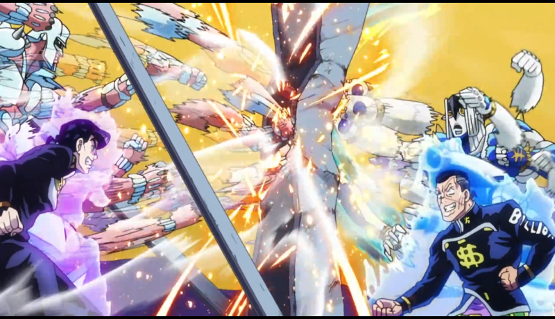 Full Attack On Superfly Jojo S Bizarre Adventure Know Your Meme