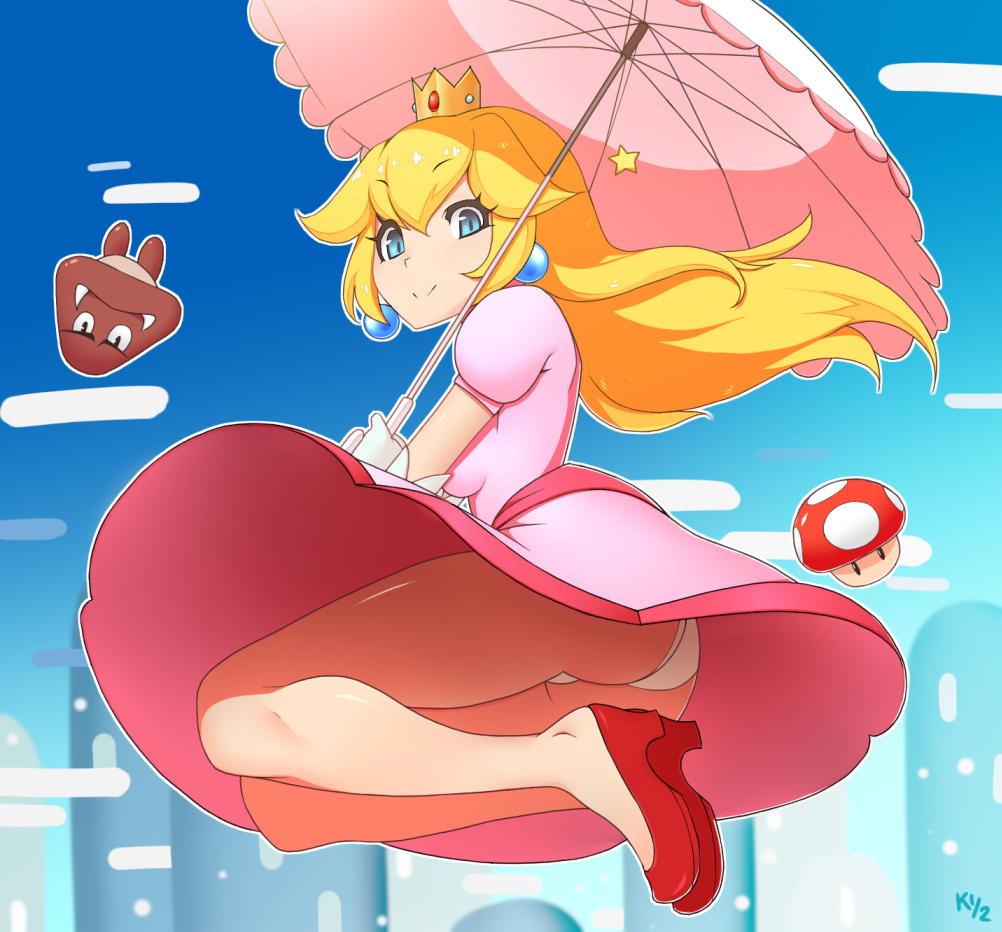 Princess Peach as drawn by Kuroonehalf Super Mario Know Your Meme