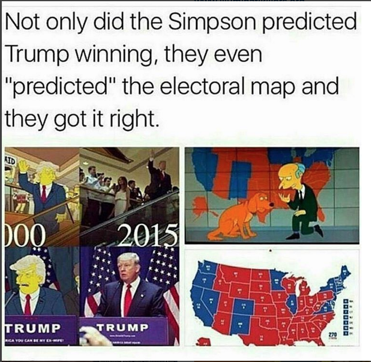 Simpsons Predicted The Future Yet Again 16 United States Presidential Election Know Your Meme