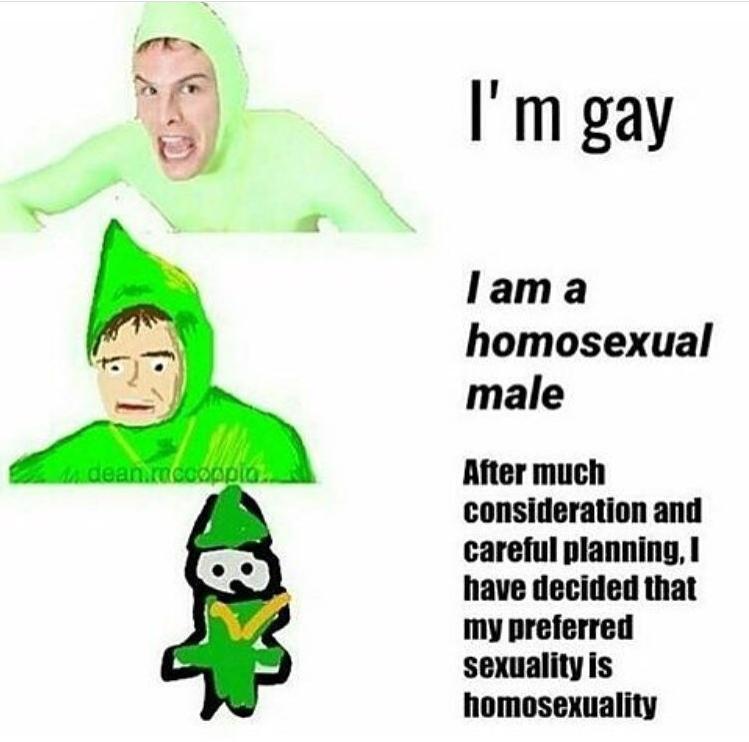 im ok if your gay meme