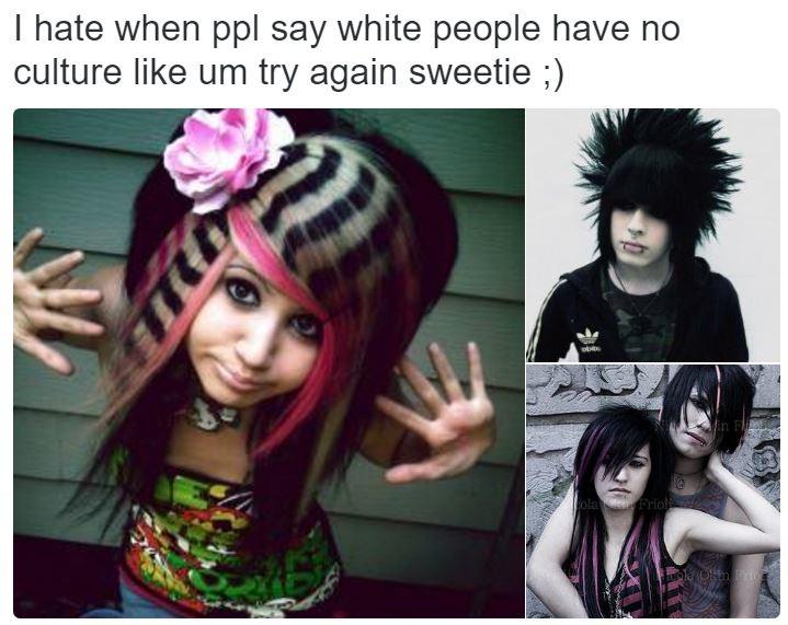 Emo Scene Kids White People Have No Culture Know Your Meme