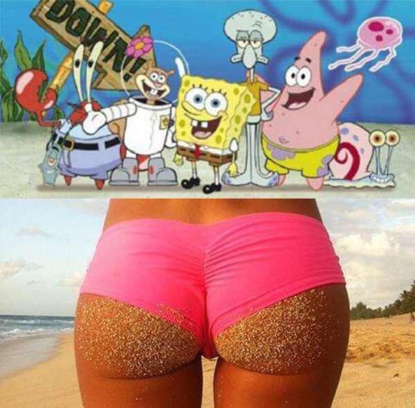 Sandy Cheeks in Bikini Bottom SpongeBob SquarePants.