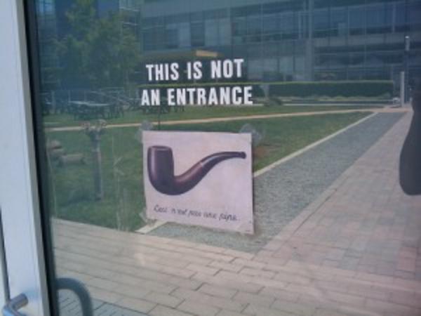 Not Pipe Not an Entrance, not a pipe |
