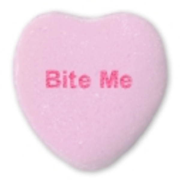 Bite Me Rejected Candy Hearts Know Your Meme