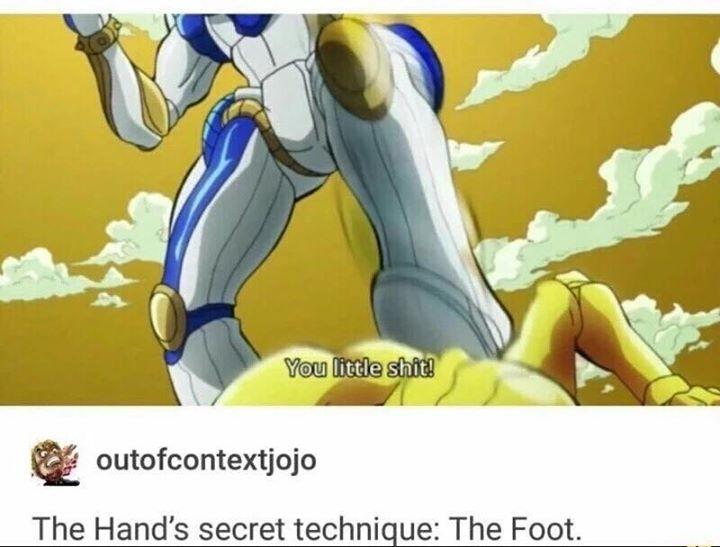 za foot JoJo's Bizarre Adventure Know Your Meme