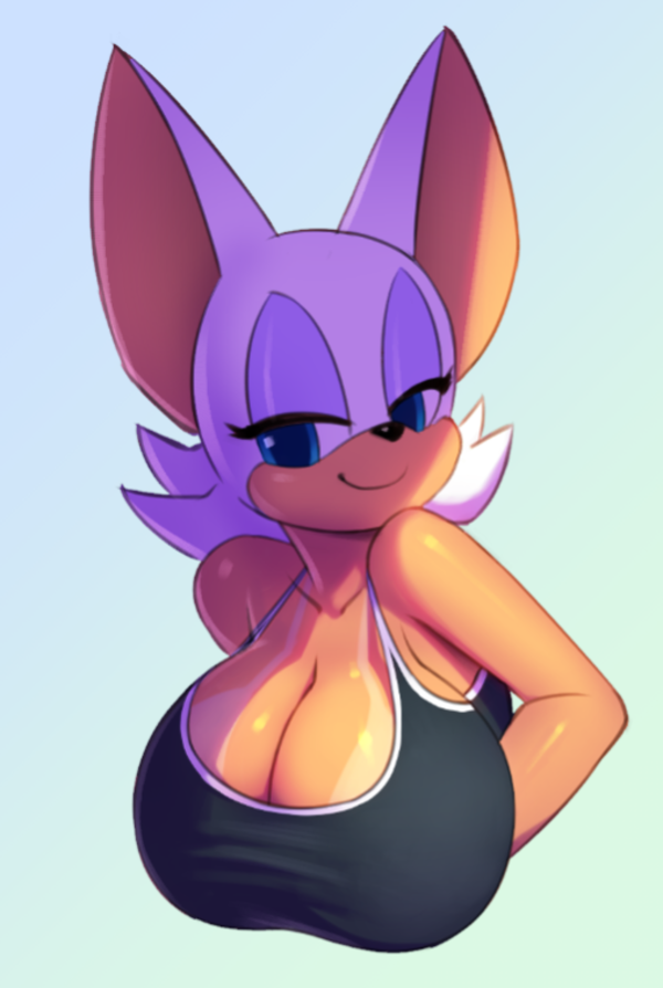 Rouge the Bat by Nitro Sonic the Hedgehog.