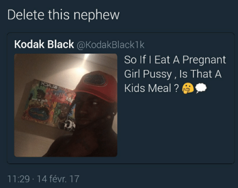 Twitter Example Delete This Nephew Know Your Meme