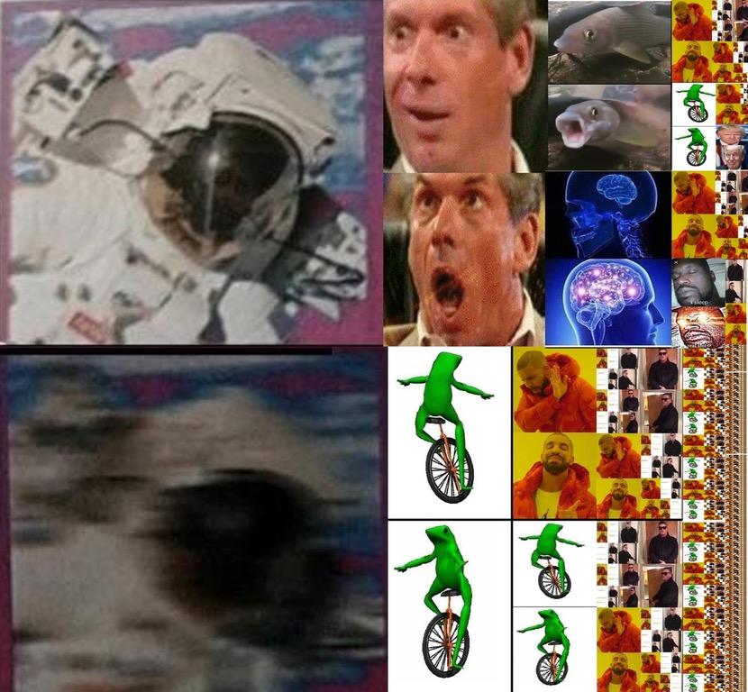 Oh My God | Motion Blurred Astronaut | Know Your Meme