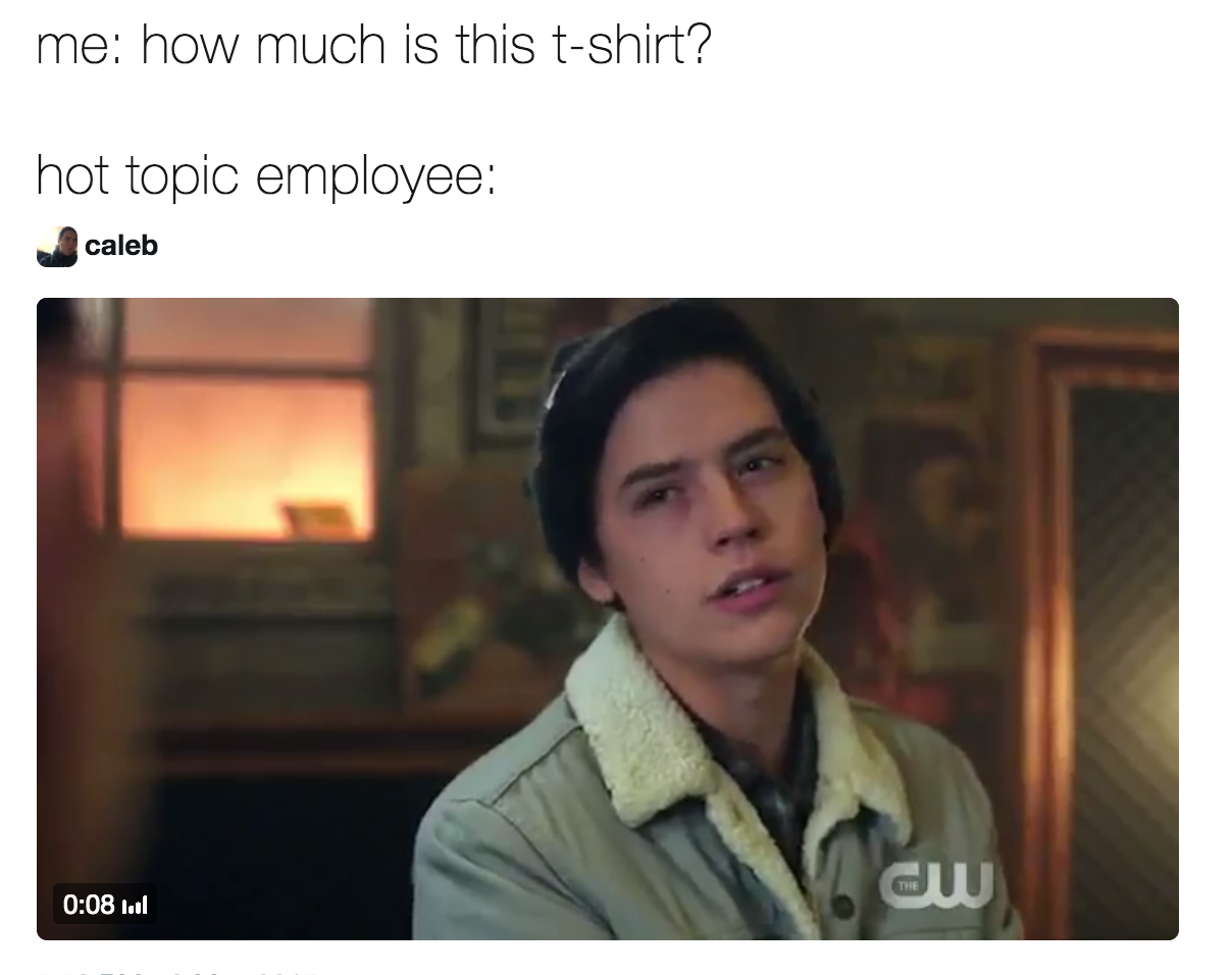 Jughead Is Weird | Hot Topic Employee 