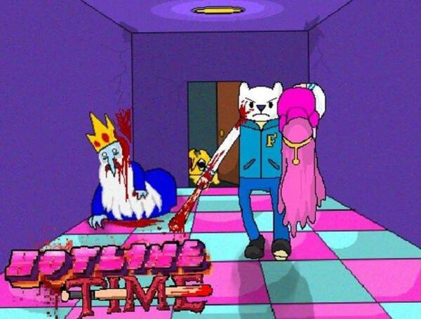 Hotline Miami X Adventure Time Via Vittorio Tanica Adventure Time Know Your Meme