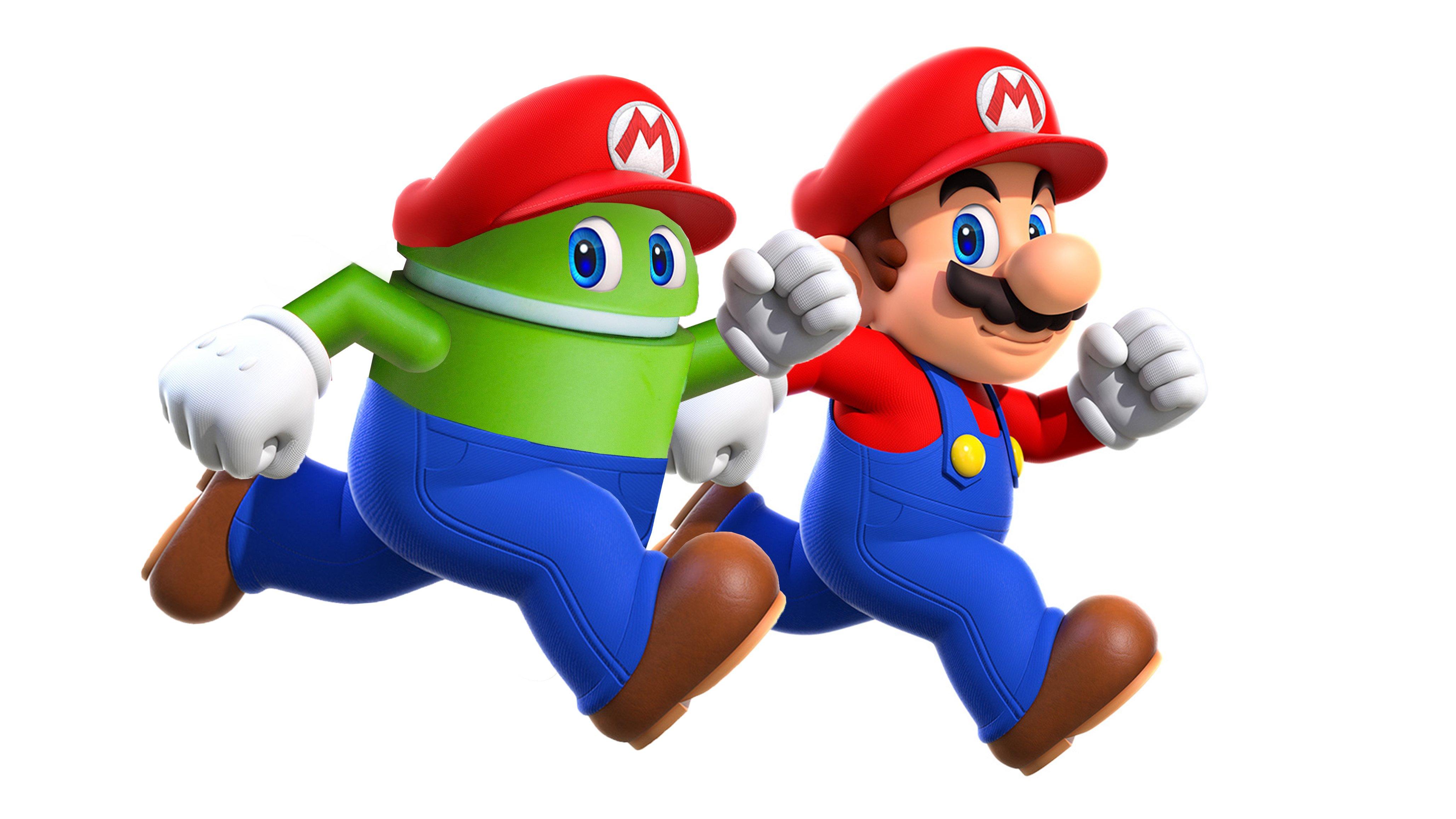 Mario and his new green sidekick Super Mario Know Your Meme
