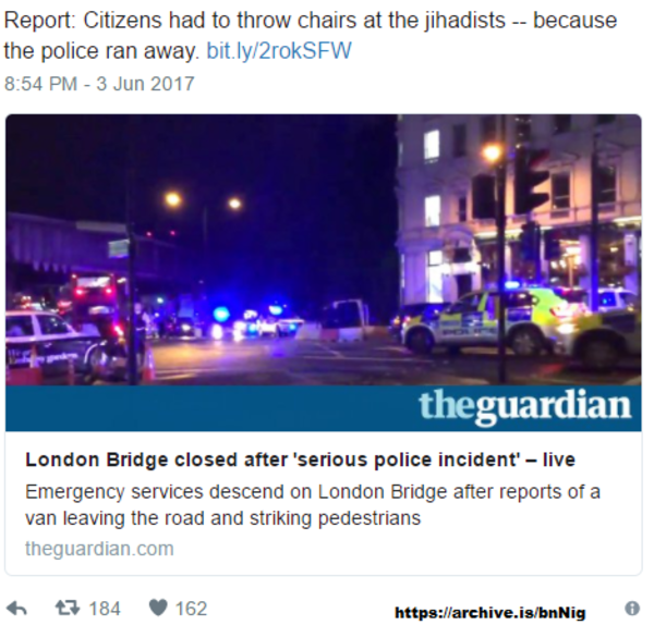 Throwing chairs 2017 London Attack Know Your Meme