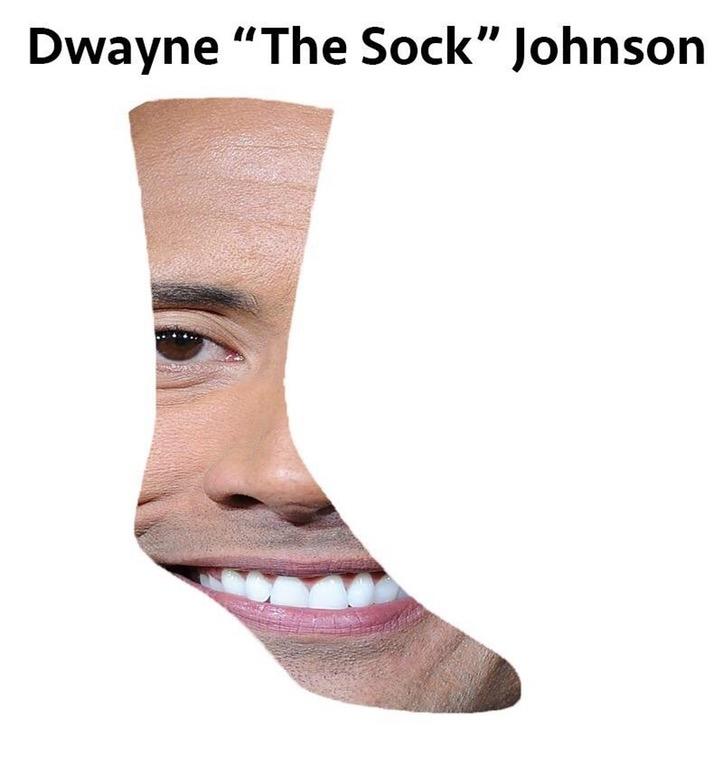 The Sock Dwayne "The Rock" Johnson Rhymes Know Your Meme