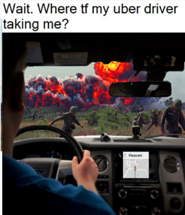 Wait where tf my uber driver taking me Where TF My Uber Driver Taking