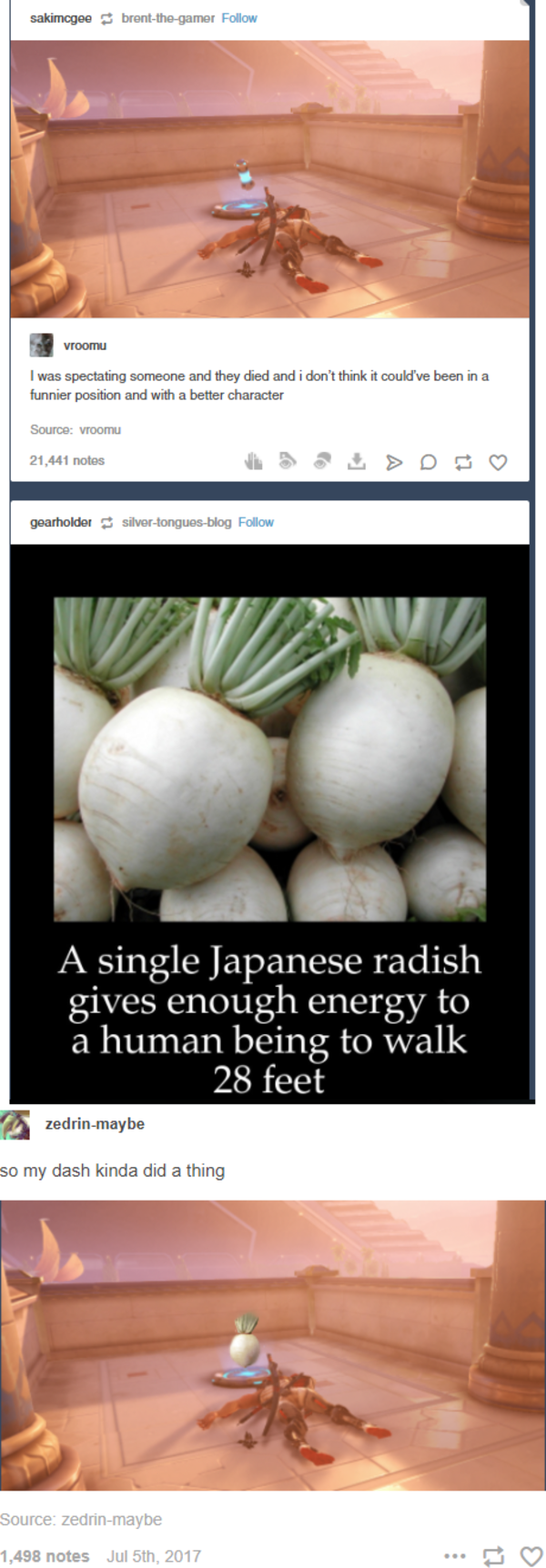 "I need radish" Overwatch Know Your Meme