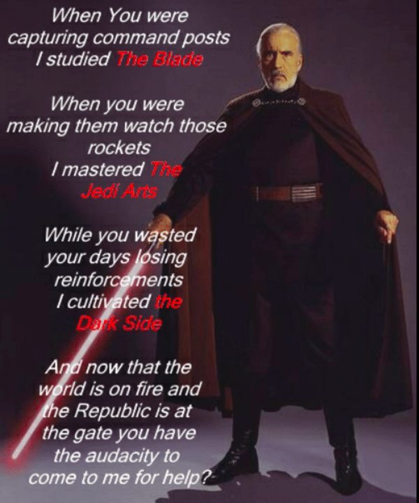 When you were capturing command bases I Studied the Blade Know Your