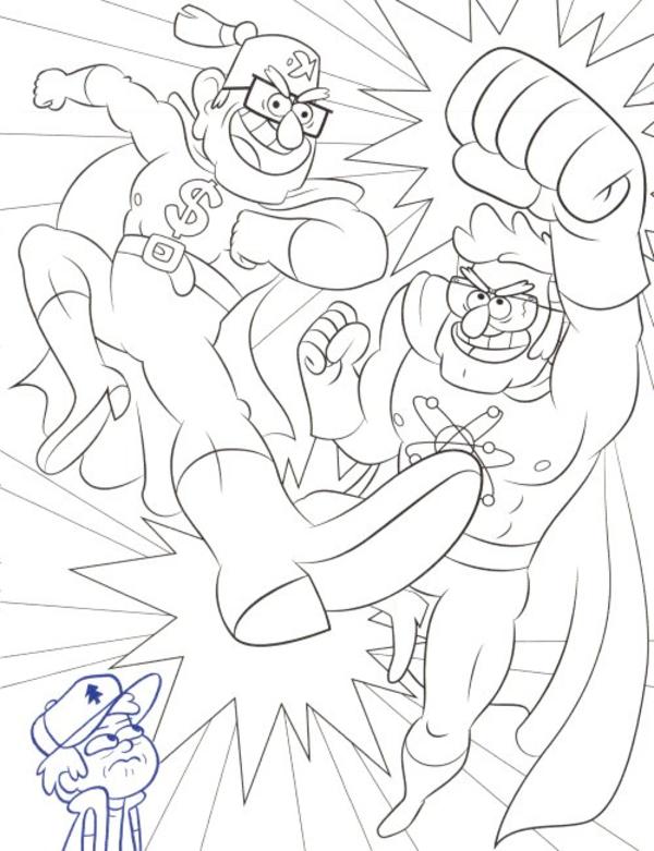 Gravity Falls Don't Color This Book! It's Cursed! Official( dipper the