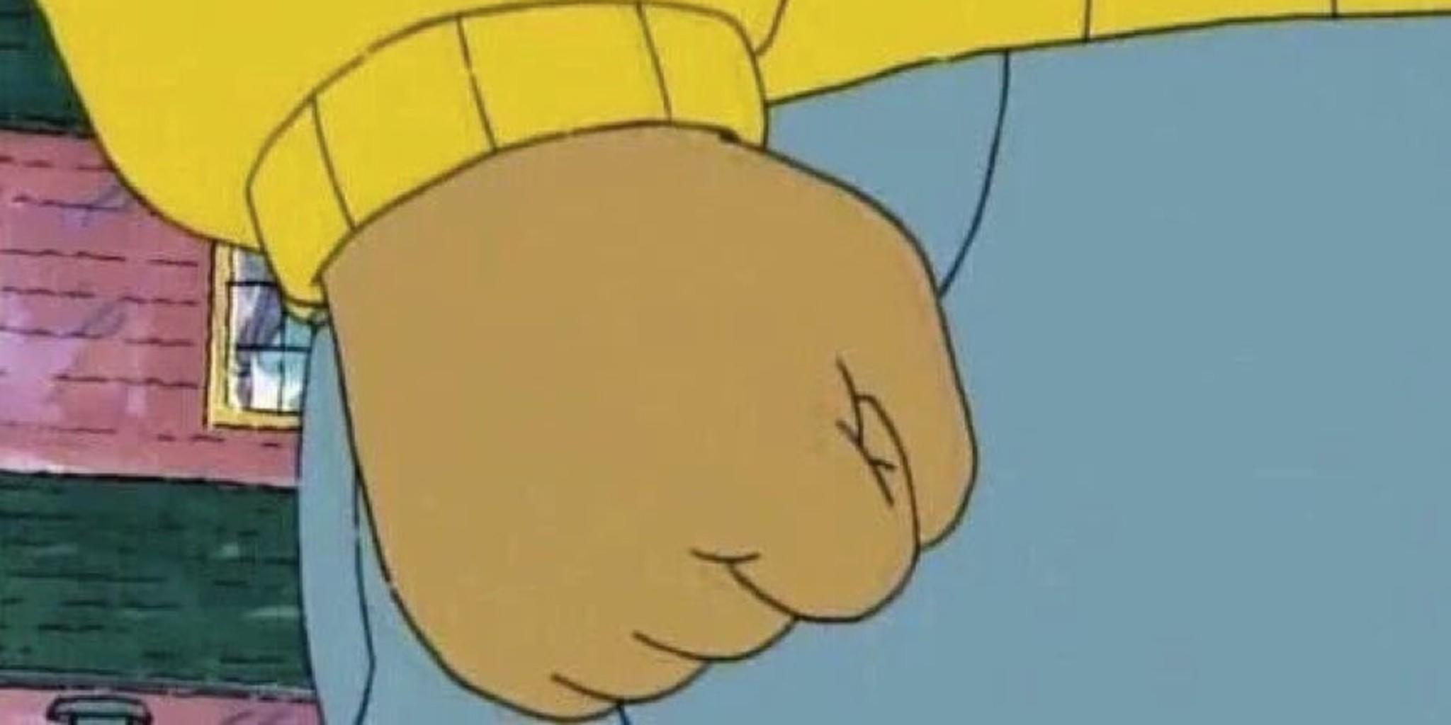 Arthur Fist Template Arthur's Fist Know Your Meme