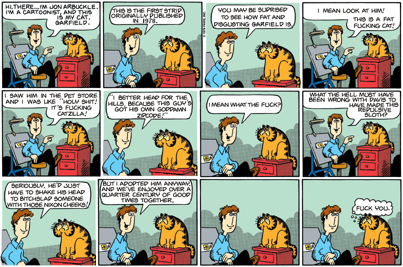 And this id Garfield! Garfield Know Your Meme