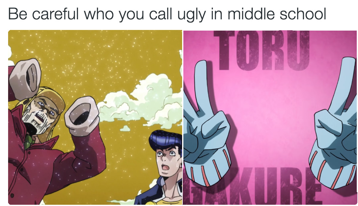 Was it a stand or a quirk!? | Be Careful Who You Call Ugly in Middle