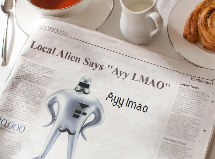 Local Alien Says "Ayy LMAO" | Morning News | Know Your Meme