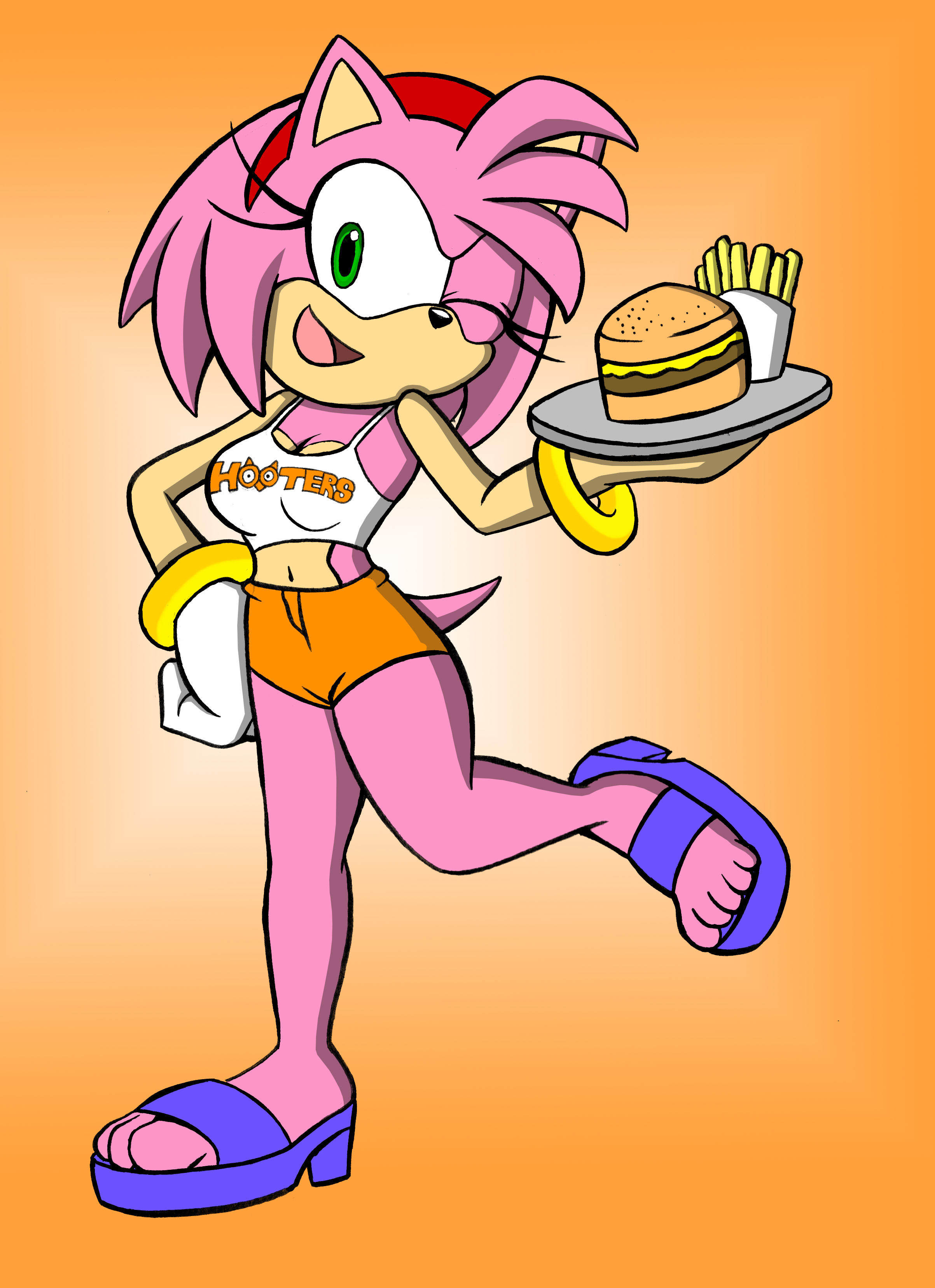 Hooters Amy Sonic Hooters Know Your Meme
