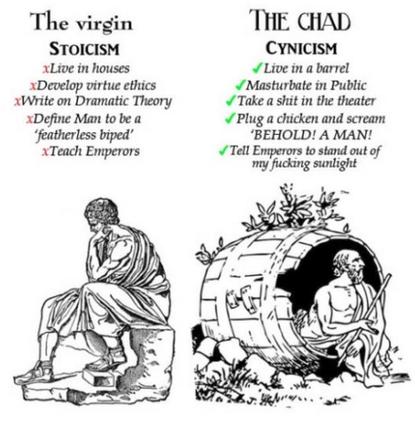 the chad cynicism virgin