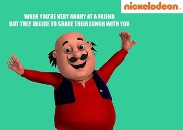 When you're very angry at a friend | Motu Patlu | Know Your Meme
