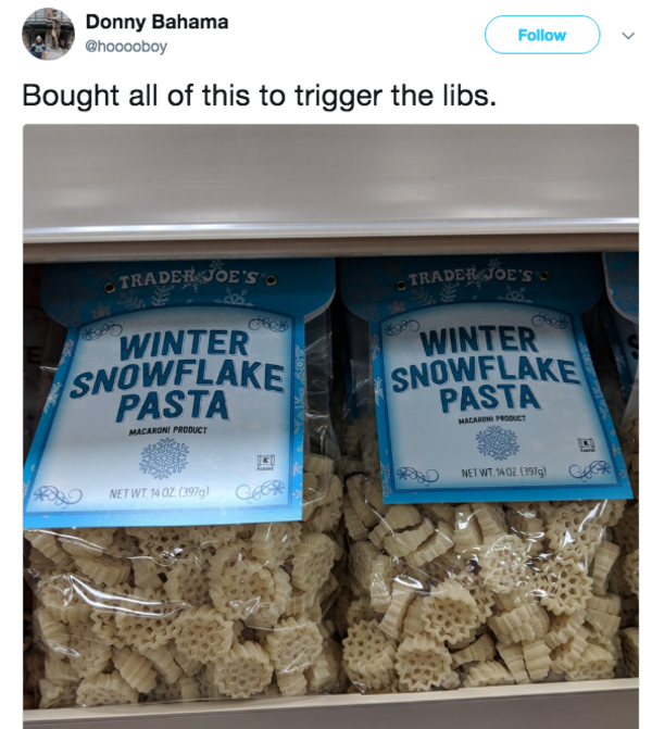 Snowflake Pasta Trigger the Libs Know Your Meme