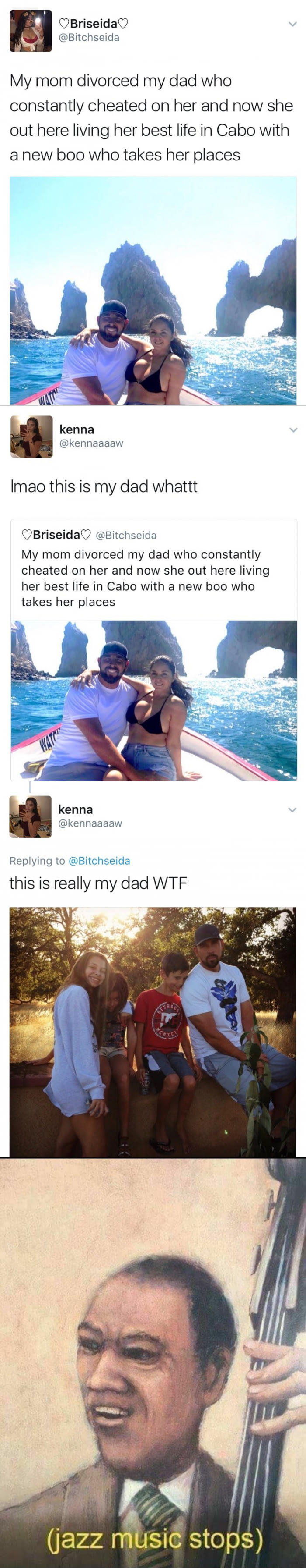 my dad divorced my dad Jazz Music Stops Know Your Meme