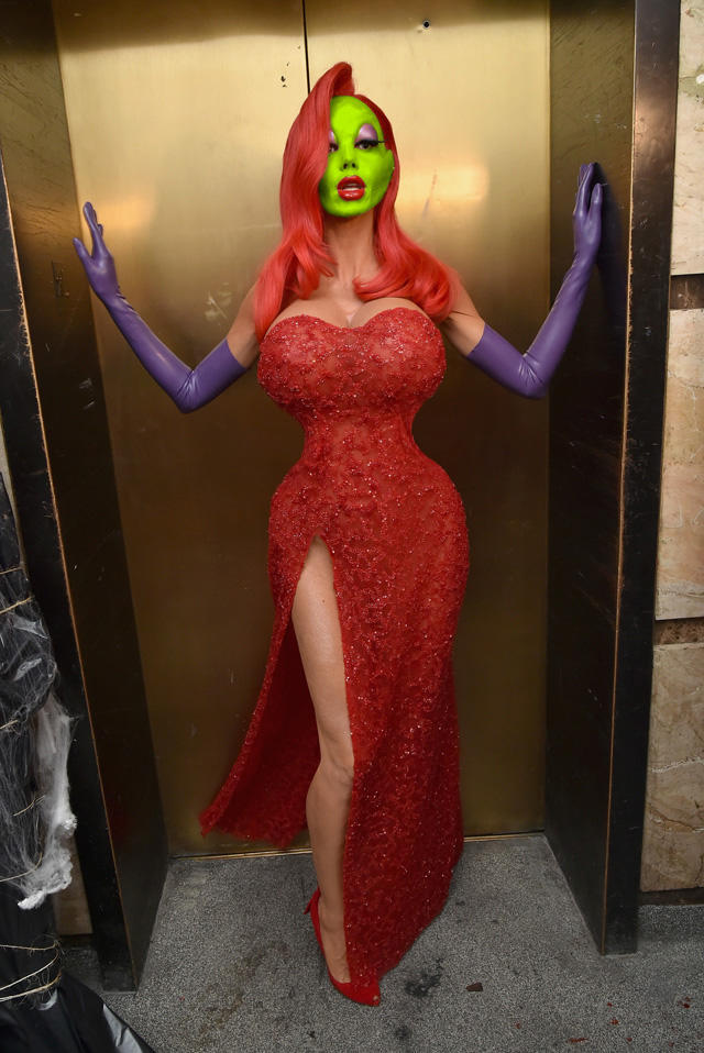Jessica Rabbit Cosplay She Mask Know Your Meme