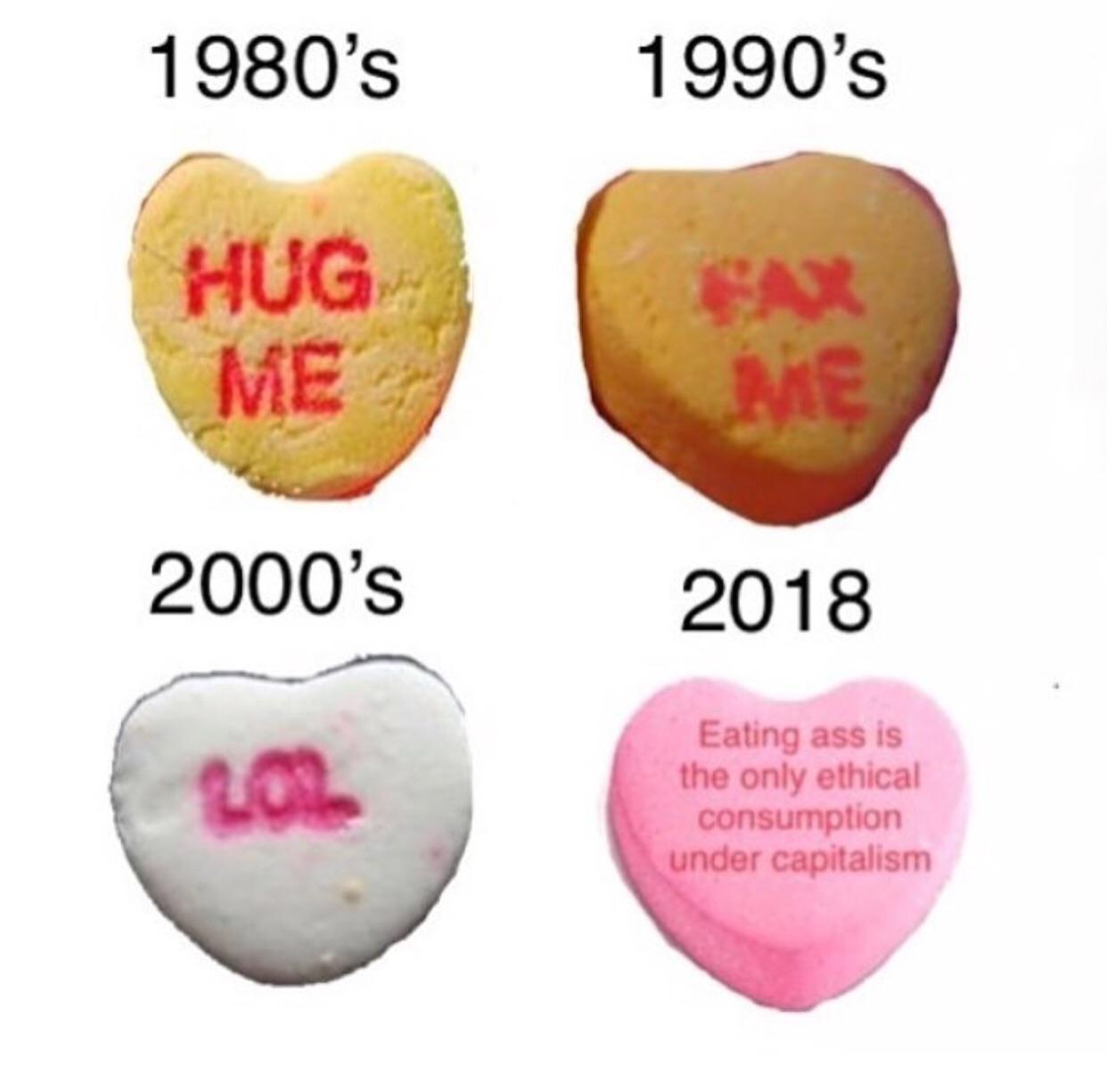 "Eating ass is the only ethical consumption under capitalism